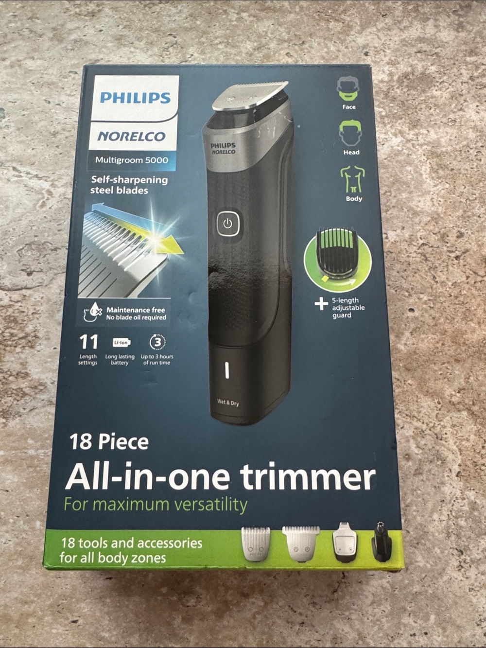 Philips Norelco Multigroom 5000 Series, All-in-One Trimmer and Hair Clipper